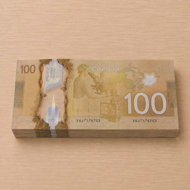 Prop 100 Canadian Dollar Bill