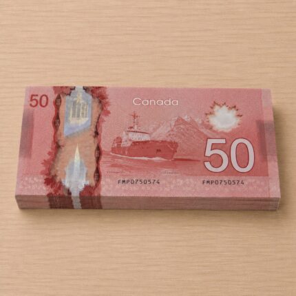 Prop 50 Canadian Dollar Bill