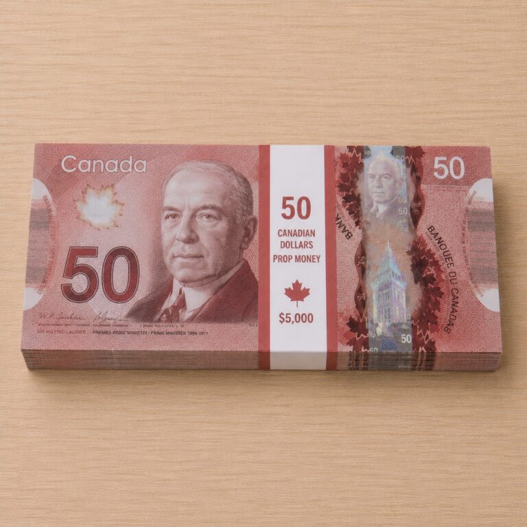 Prop 50 Canadian Dollar Bill