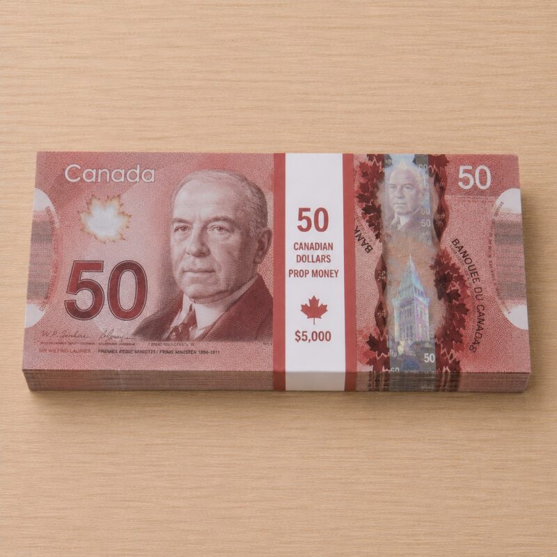 Prop 50 Canadian Dollar Bill