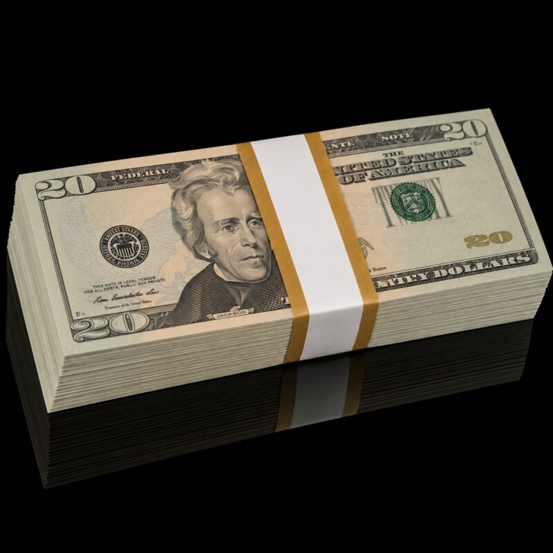 20 Dollar Bill Prop Money